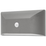 ACA Lighting LED přisazené svítidlo SLIM 6W/230V/3000K/350Lm/110°/IP65/IK08, PIR senzor, šedé – Hledejceny.cz