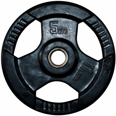 FitnessLine Kotouč litinový pogumovaný 30 mm 5 kg – Zboží Dáma