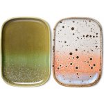 HKLIVING 2ks barevný keramický tácek 70s Atlas 14,5 x 10,5 x 1,3cm – Hledejceny.cz