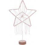 Solight LED vánoční hvězda Lapač snů bílá 49 cm 45x LED 2x AAA – Hledejceny.cz