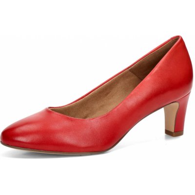 Tamaris dámské komfortní lodičky červené – Zboží Dáma