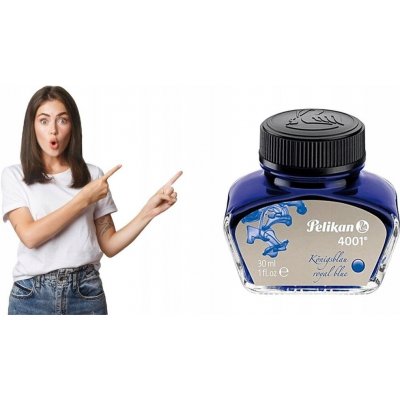 Pelikan Inkoust 4001/30 ml královsky modrý – Zboží Dáma