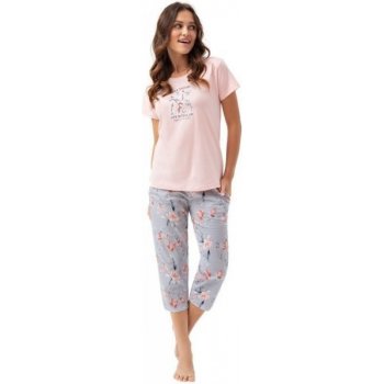 Luna 641 dámské pyžamo růžové