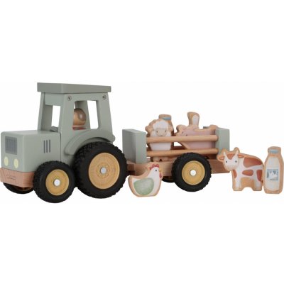 Little Dutch Traktor s přívěsem Farma – Zboží Mobilmania