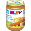 Příkrm a přesnídávka HiPP Bio Karotka s kukuřicí a telecím masem 190 g