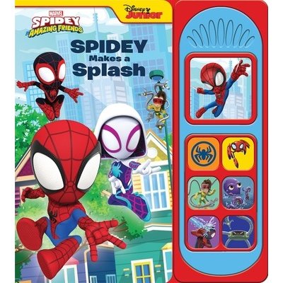 Disney Junior Marvel Spidey and His Amazing Friends: Spidey Makes a Splash Sound Book – Zboží Mobilmania
