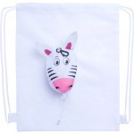 Noah vak na stažení šňůrkou, zebra: bílá – Hledejceny.cz