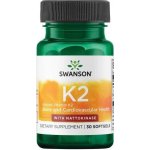 Swanson Vitamín K2 + Nattokinase 30 kapslí – Hledejceny.cz