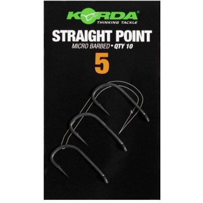 Korda Háčky Straight Point Barbed 10 ks vel.5 – Zboží Mobilmania