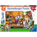 Ravensburger 44 Kočky 3 x 49 dílků – Hledejceny.cz