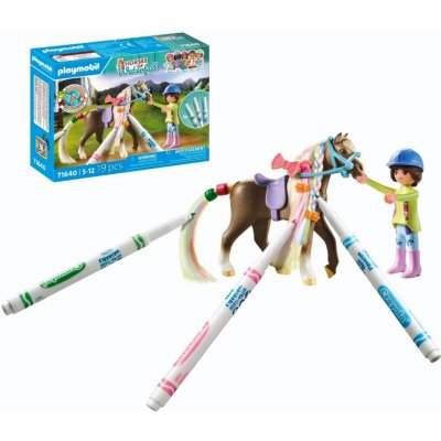 PLAYMOBIL 71640 Kreativní sada s koněm a tužkami – Zboží Dáma
