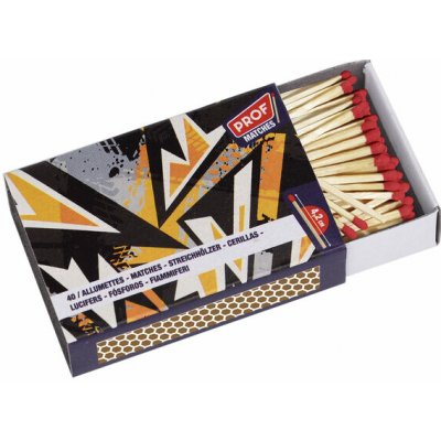 PROF Zápalky Pocket 42mm 40ks – Zboží Dáma