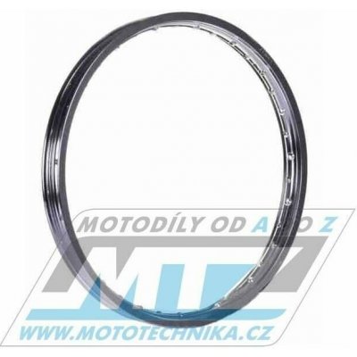Ráfek motocyklový - rozměr 1,60x21" 36H (předvrtaný / 36 otvorů) - stříbrný (přední) ZW01924199WM | Zboží Auto