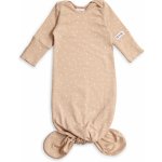 Moniel Novorozenecké body s uzlem Dots béžová – Zboží Mobilmania