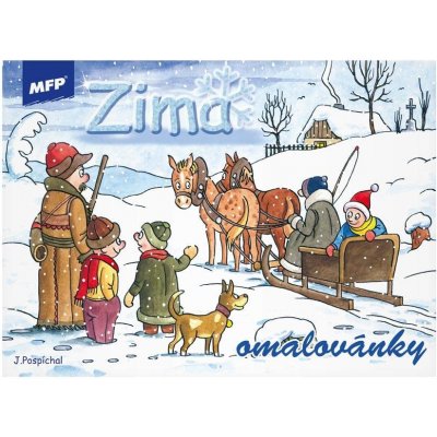 Omalovánky A5 mix motivů Zima / Vánoce 70949 – Hledejceny.cz