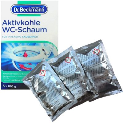 DR. BECKMANN wc pěna s aktívním uhlím 3 x 100 g