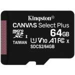 Kingston microSDXC 64 GB SDCS2/64GB-2P1A – Zbozi.Blesk.cz