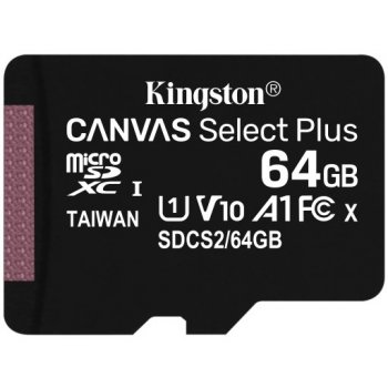 Kingston microSDXC 64 GB SDCS2/64GB-2P1A