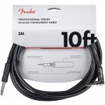 Fender Professional Series Instrument Cable S/A 3 m Black – Hledejceny.cz