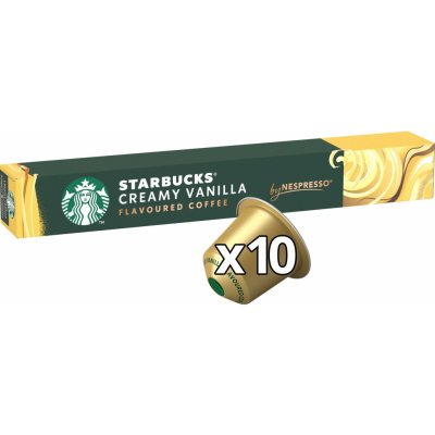 Starbucks by NESPRESSO Creamy Vanilla Flavoured Coffee kávové kapsle 10 kapslí – Zboží Mobilmania