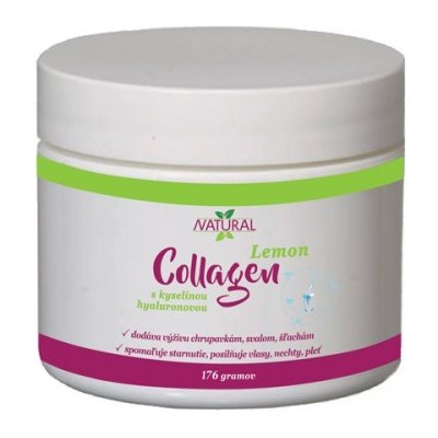 Natural Collagen Lemon s kyselinou hyaluronovou 176 g – Zboží Mobilmania