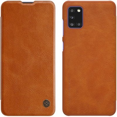 Pouzdro Nillkin Qin Book Samsung Galaxy A31 hnědé – Hledejceny.cz
