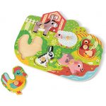 Janod vkládací puzzle s úchyty Farma – Zboží Mobilmania