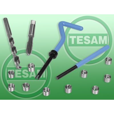 Sada na opravu palcového závitu UNC 7/16 x 14 (dřevěc) - TESAM S0003059 – Hledejceny.cz