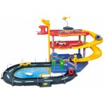 Bburago Street Fire Street Parking Playset garáž s dvoma autami – Sleviste.cz