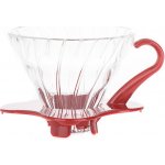 Hario Dripper V60-01 Glass Red – Hledejceny.cz