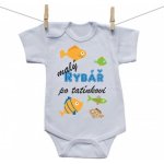 Boodyy Body s krátkým rukávem Malý rybář po tatínkovi – Sleviste.cz