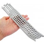 SuperLove Urethral Sounding Curved & Beaded Premium Stainless Steel Dilator Set – Zboží Dáma