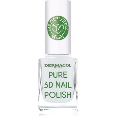 Dermacol Pure 3D lak na nehty 02 Absolute White 11 ml – Zbozi.Blesk.cz