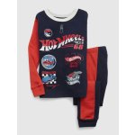 Baby vzorované pyžamo Gap & Hot Wheels Tmavě modrá EU Tmavě modrá – Zboží Dáma