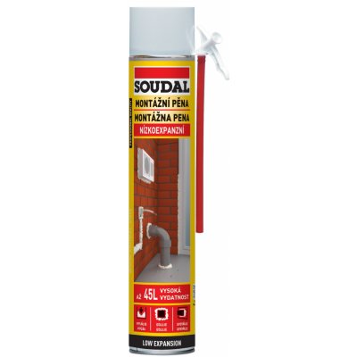 Soudal Montážní pěna Nízkoexpanzní 750 ml – HobbyKompas.cz