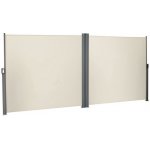 SONGMICS Oboustranná markýza 180 x 600 cm béžová – Zboží Mobilmania