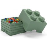 LEGO® Úložný box 250 x 250 x 180 army zelená – Zboží Dáma