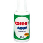 Opravný lak KORES Aqua štětec 20ml – Hledejceny.cz