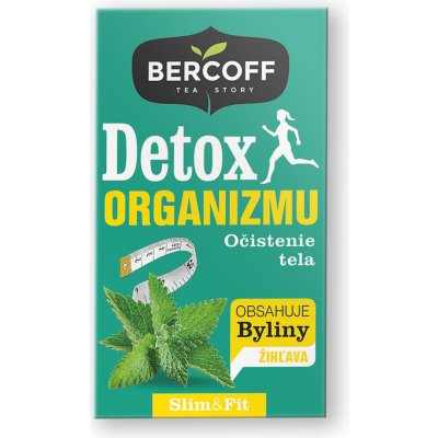 Bercoff Detox organismu bylinný čaj 20 x 1,5 g