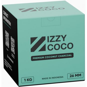 Izzy Coco Uhlíky 26mm 1kg