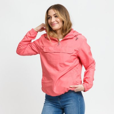 Urban Classics Ladies Basic Pull Over Jacket růžová – Zboží Mobilmania