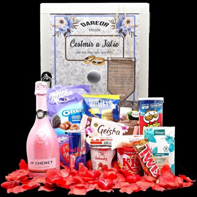 Trezor svatební dar dárková bedna s potiskem – Sleviste.cz