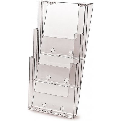 Jansen Display Stojánek na letáky A4 3 kapsy za sebou, 237 x 535 mm – Zboží Živě