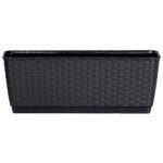 Prosperplast Ratolla P 49,2 x 17,2 x 17,4 cm antracit – Zboží Dáma