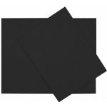 Černé plátno na desce 50x70 cm – Sleviste.cz