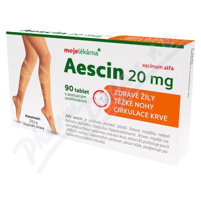 Moje lékárna Aescin 20 mg 90 tablet – Hledejceny.cz