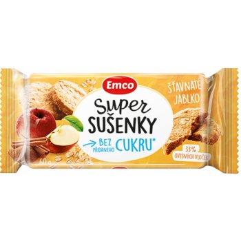 EMCO Super sušenky Jablko 60 g