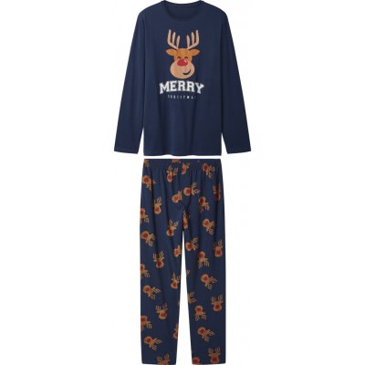 esmara Men oánské vánoční pyžamo navy modrá – Zboží Dáma