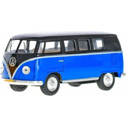 Mikro Trading Autobus VW Classical 1962 13cm kov zpětný chod Modrá 1:32