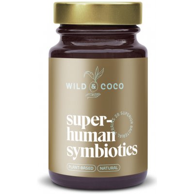 Wild & Coco Symbiotics Superhuman 30 kapslí (prebiotika a probiotika)